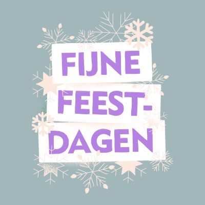 fijne feestdagen
