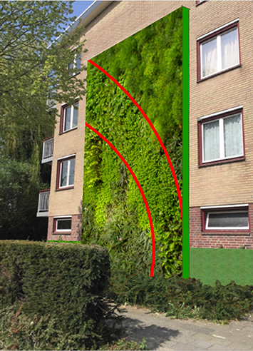 Verticale regentuin in Horst