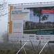 Bouwbord houten woningen Weert